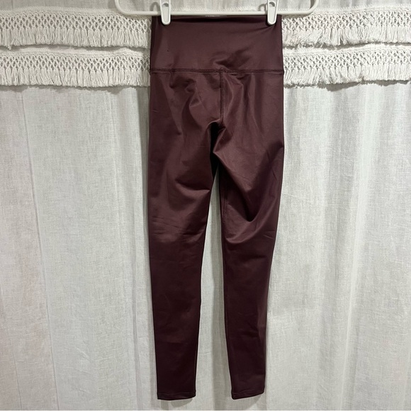 Aerie High Rise Chill Play Move Metallic Leggings - Picture 3 of 9